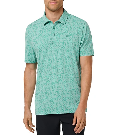 TravisMathew Performance Jersey Sands Short Sleeve Polo Shirt