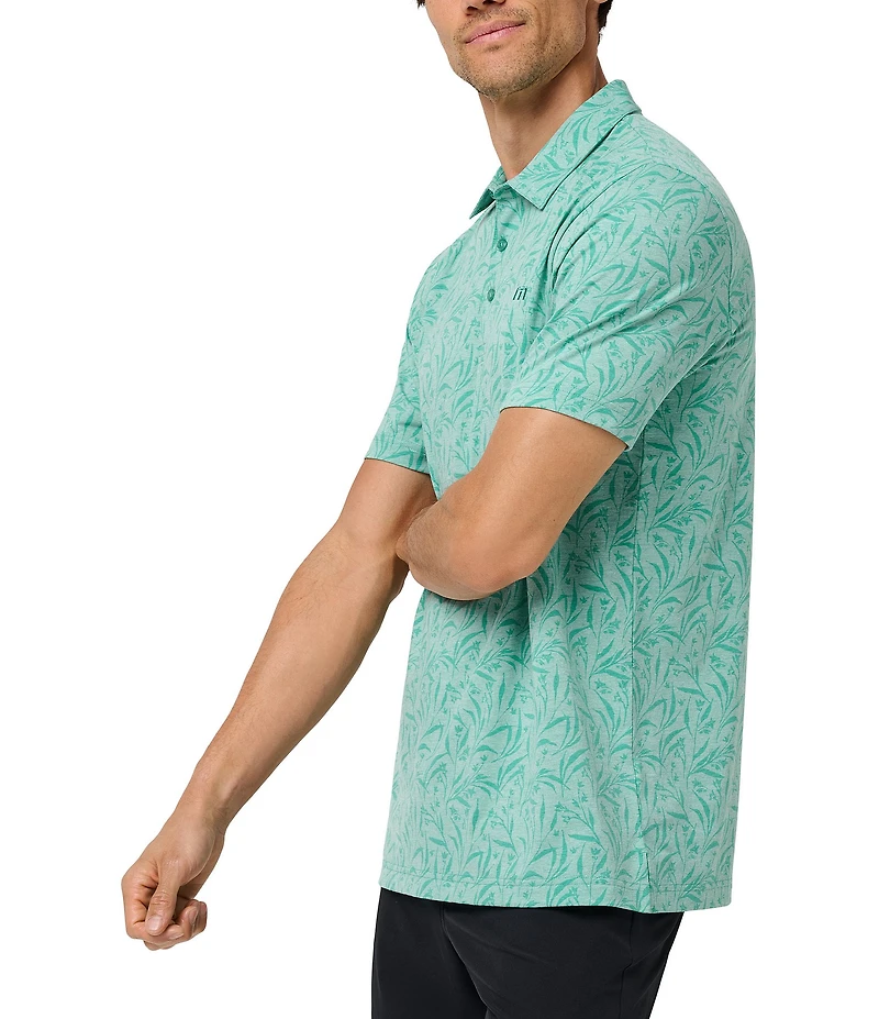 TravisMathew Performance Jersey Sands Short Sleeve Polo Shirt