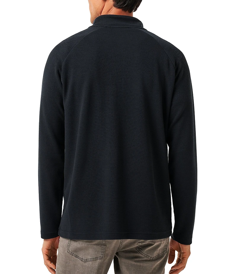 TravisMathew Performance Waffle Quarter-Zip Pullover