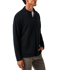 TravisMathew Performance Waffle Quarter-Zip Pullover