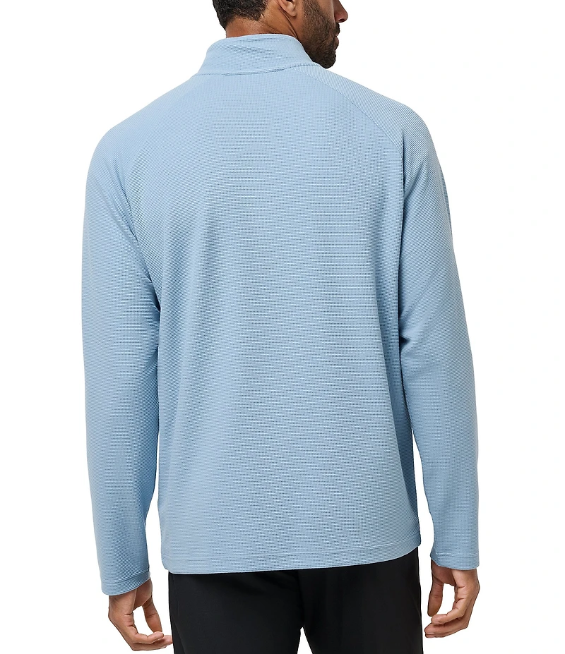 TravisMathew Performance Waffle Quarter-Zip Pullover