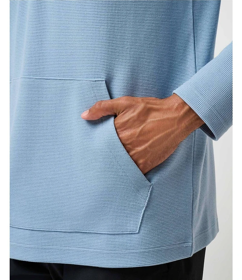 TravisMathew Performance Waffle Quarter-Zip Pullover
