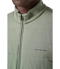 TravisMathew Point Of Sail 2.0 Stretch Quilted Mock Neck Jacket