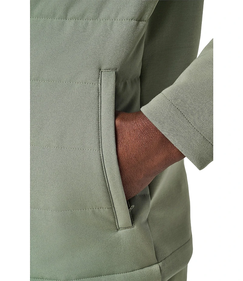 TravisMathew Point Of Sail 2.0 Stretch Quilted Mock Neck Jacket