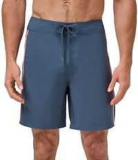 TravisMathew Racing Ship 8#double; Inseam Boardshorts