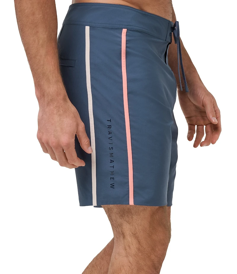 TravisMathew Racing Ship 8#double; Inseam Boardshorts