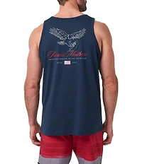 TravisMathew Red White Americana BBQ Tank