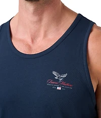 TravisMathew Red White Americana BBQ Tank