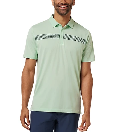 TravisMathew River Boat Cruise Short Sleeve Polo Shirt