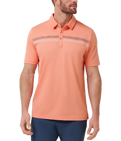 TravisMathew Roaming Routes Short Sleeve Polo Shirt