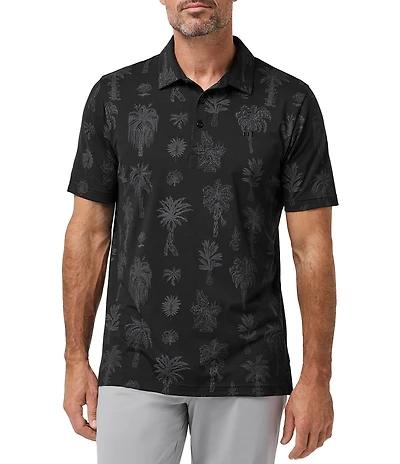 TravisMathew Salt Mist Short Sleeve Polo Shirt