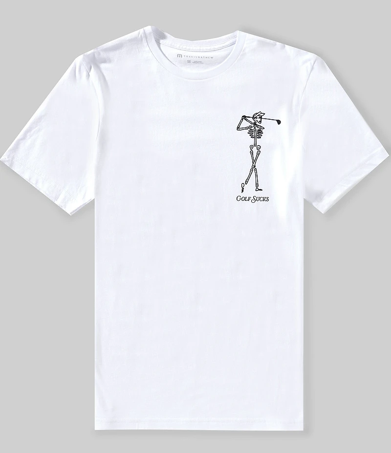 TravisMathew Short Sleeve Golf Sucks Graphic T-Shirt