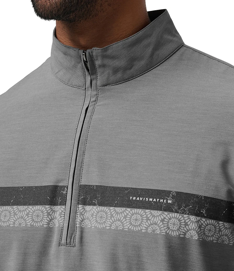 TravisMathew Sit And Sip Quarter-Zip Pullover