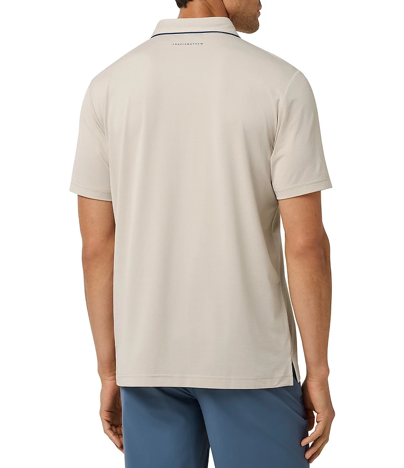 TravisMathew Swing Repeat Short Sleeve Polo Shirt
