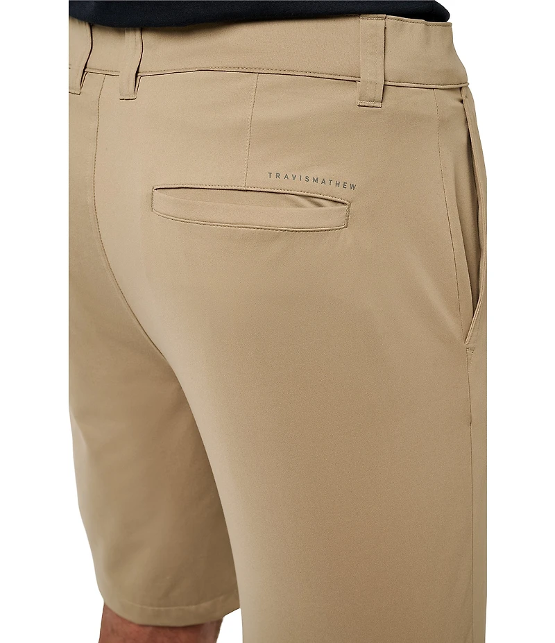 TravisMathew Tech Knit 9#double; Inseam Shorts