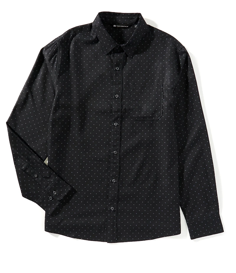 TravisMathew Tech Tidbits Long Sleeve Woven Shirt
