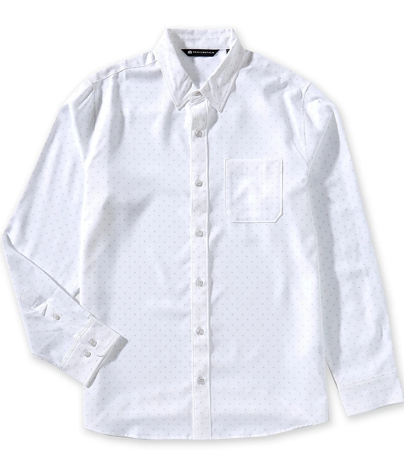 TravisMathew Tech Tidbits Long Sleeve Woven Shirt