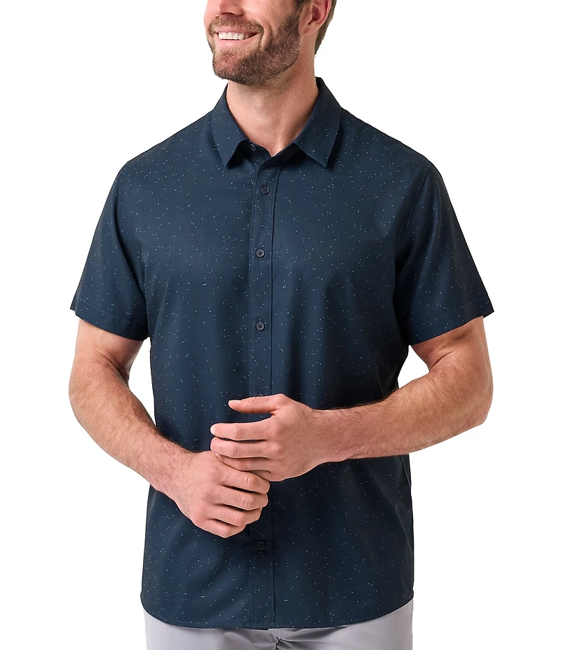TravisMathew Techwoven Chartered Short Sleeve Woven Shirt