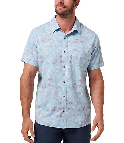 TravisMathew Techwoven Coast Short Sleeve Woven Shirt