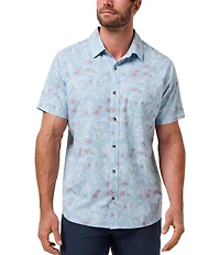 TravisMathew Techwoven Coast Short Sleeve Woven Shirt