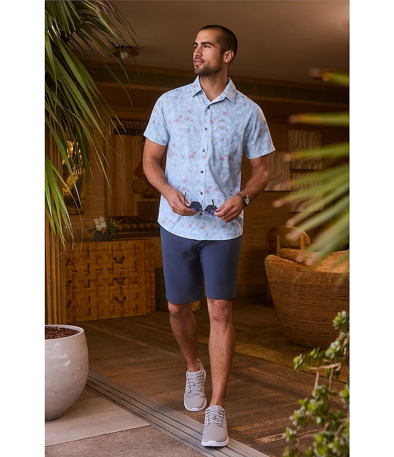 TravisMathew Techwoven Coast Short Sleeve Woven Shirt