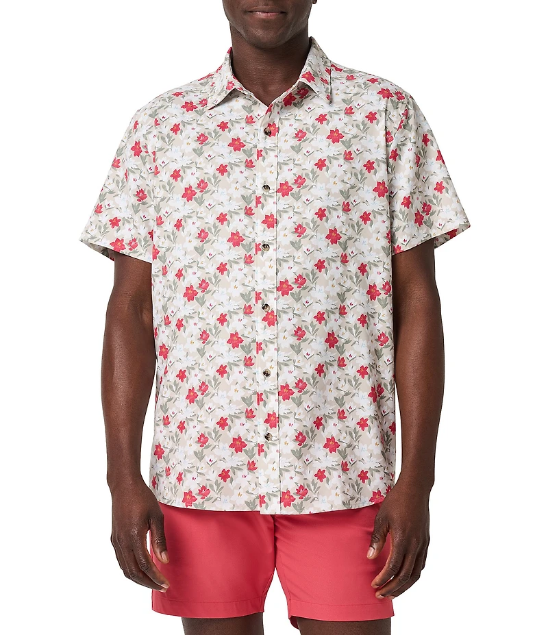 TravisMathew Techwoven Fairway Fit Short Sleeve Woven Shirt