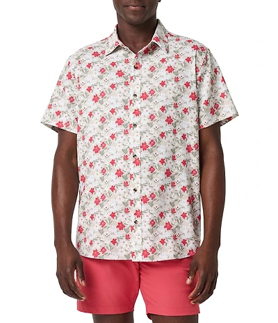 TravisMathew Techwoven Fairway Fit Short Sleeve Woven Shirt