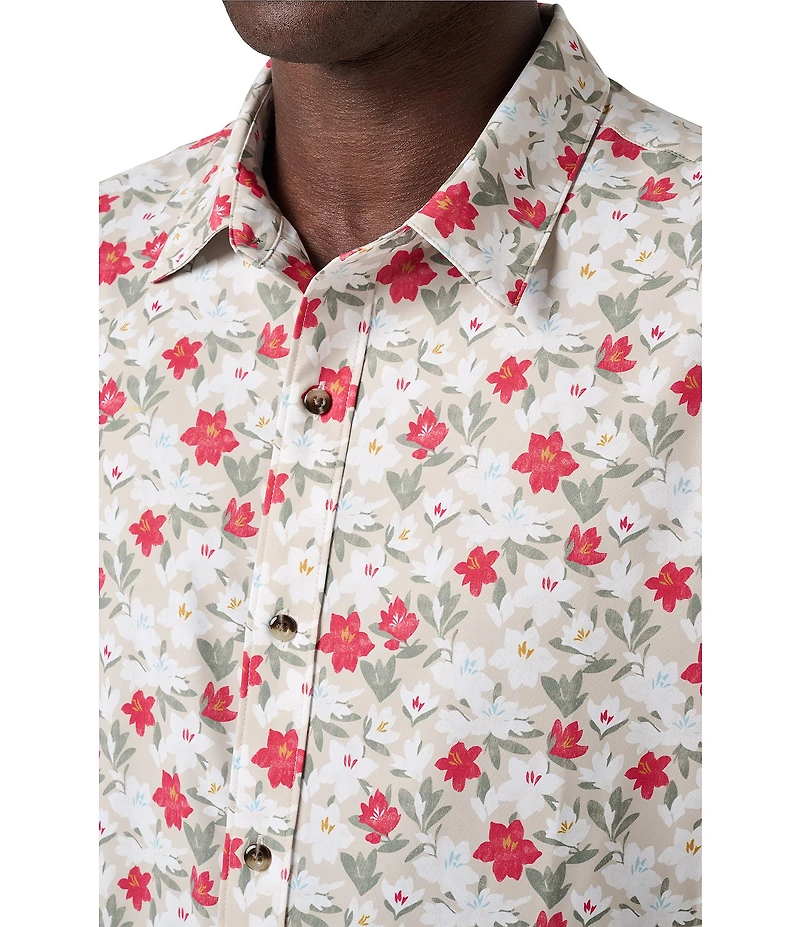 TravisMathew Techwoven Fairway Fit Short Sleeve Woven Shirt