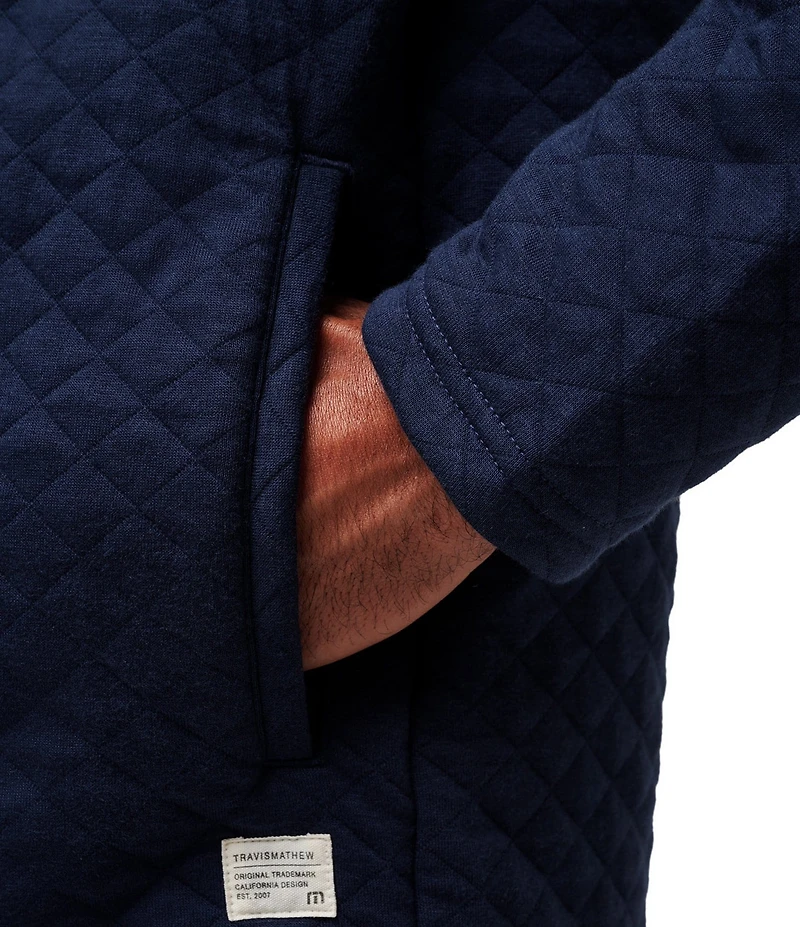 TravisMathew Transatlantic Quarter Zip Pullover