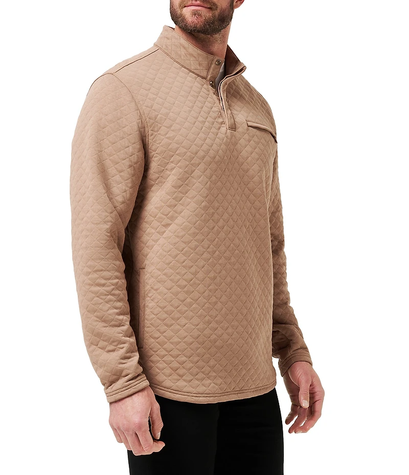 TravisMathew Transatlantic Quarter Zip Pullover