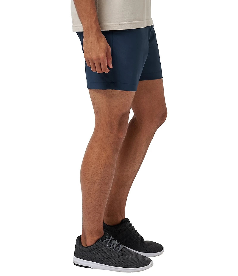 TravisMathew Wanderlust Performance Stretch 7#double; Inseam Shorts