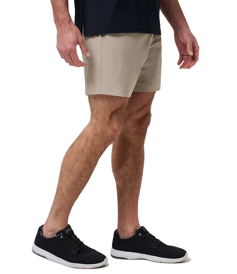 TravisMathew Wanderlust Performance Stretch 7#double; Inseam Shorts