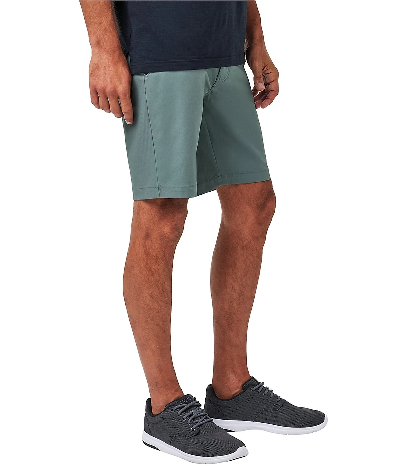 TravisMathew Wanderlust Performance Stretch 9#double; Inseam Shorts