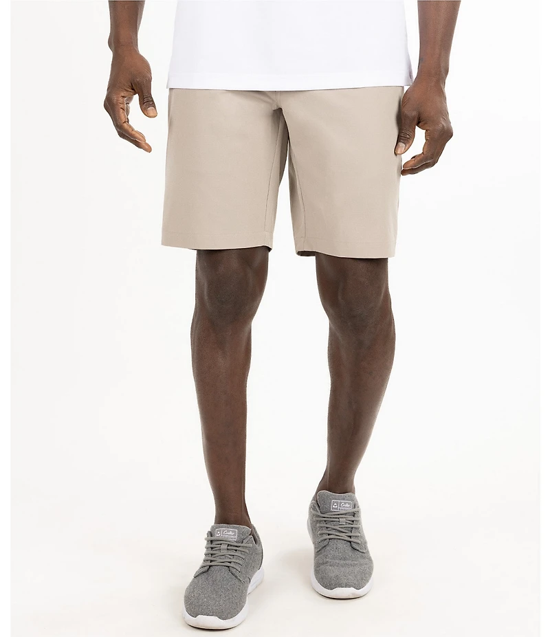 TravisMathew Wanderlust Performance Stretch 9#double; Inseam Shorts
