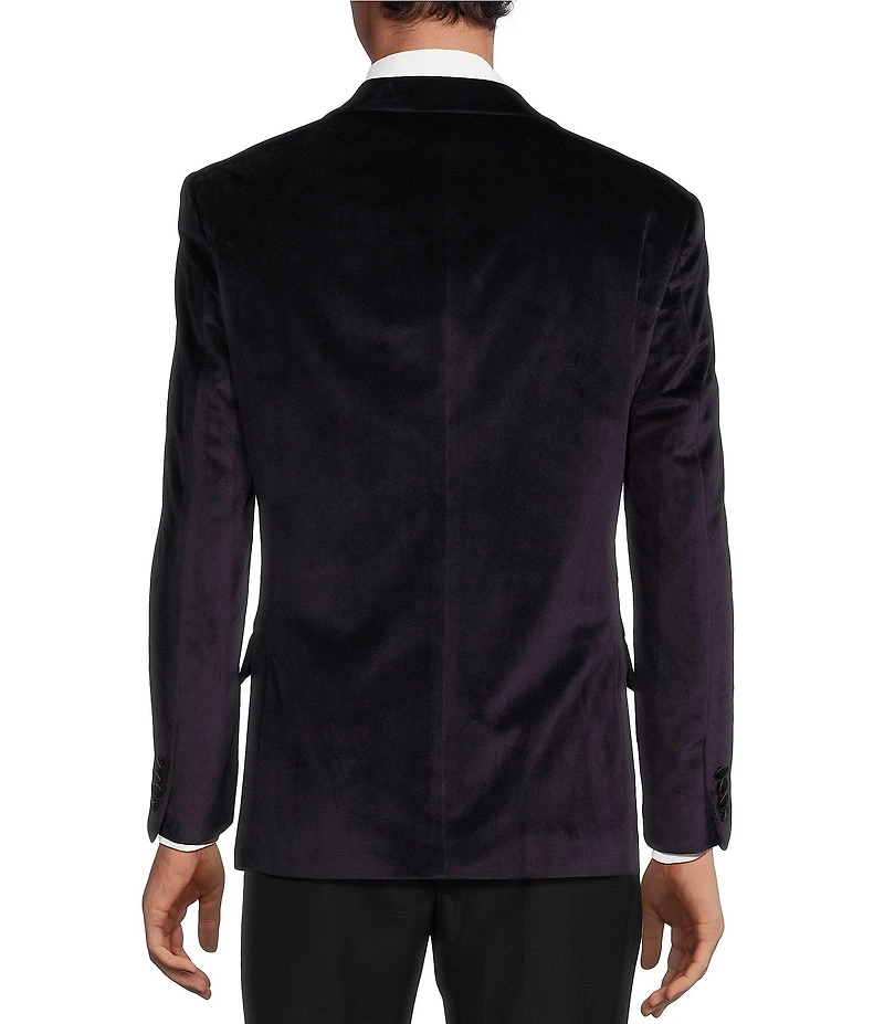 Tre Vero Modern Fit Velvet Tuxedo Sport Coat