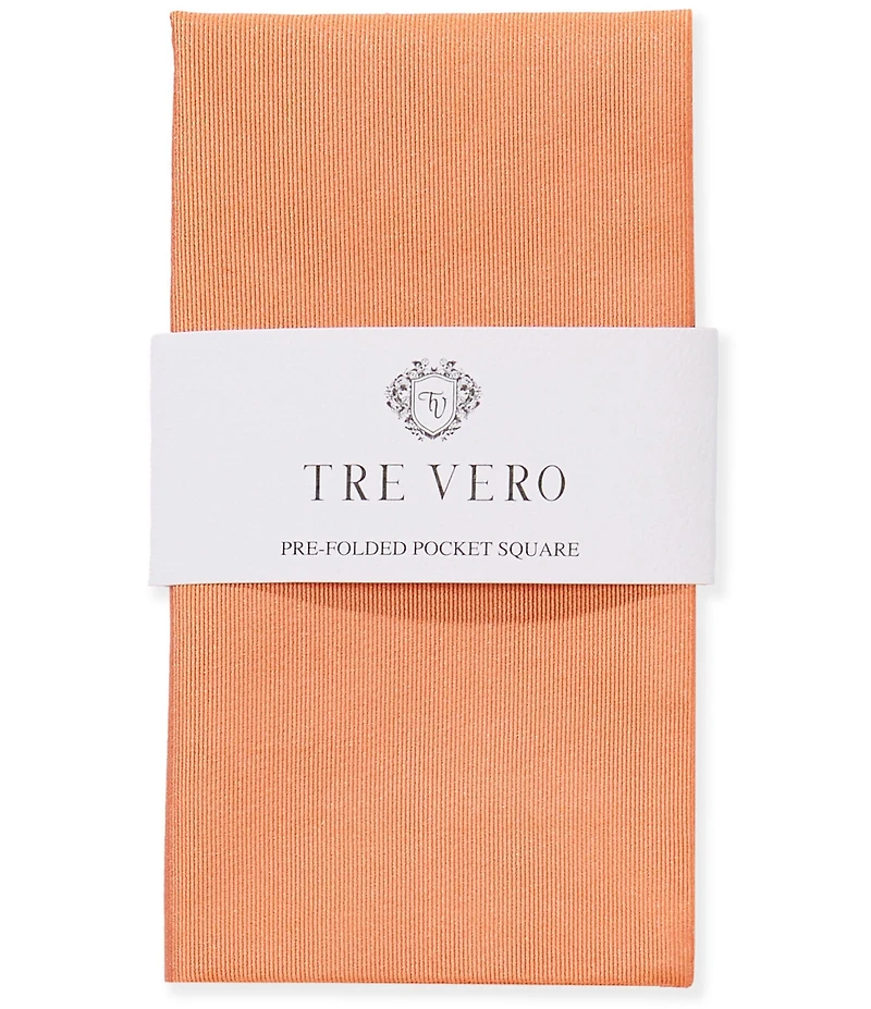 Tre Vero Solid Green Perfect Pocket Square