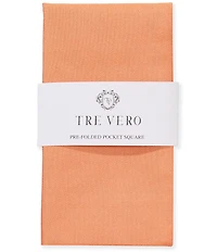 Tre Vero Solid Green Perfect Pocket Square