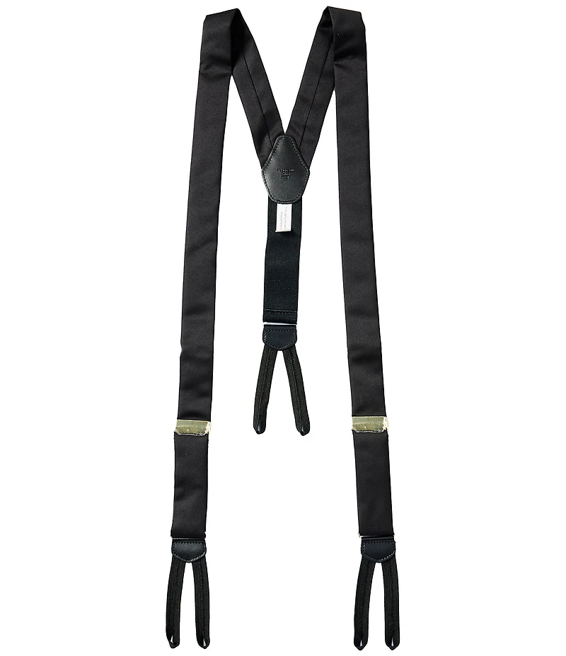 Tre Vero Solid Non-Convertible Suspenders