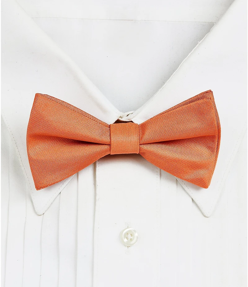 Tre Vero Solid Pre-Tied Bow Tie