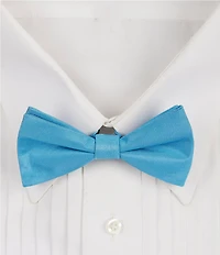 Tre Vero Solid Pre-Tied Bow Tie