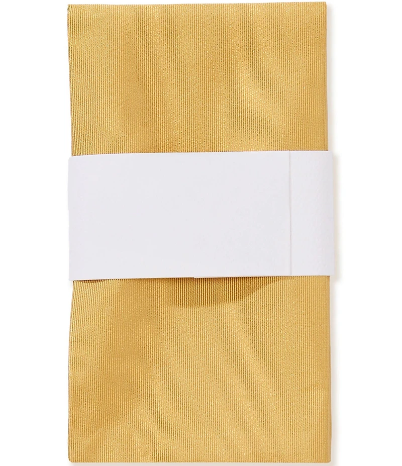 Tre Vero Solid Silk Pre-Folded Pocket Square
