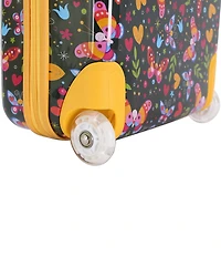 Triforce Kids 18#double; Hardside Butterfly Print Carry-On Luggage