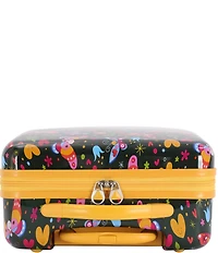 Triforce Kids 18#double; Hardside Butterfly Print Carry-On Luggage