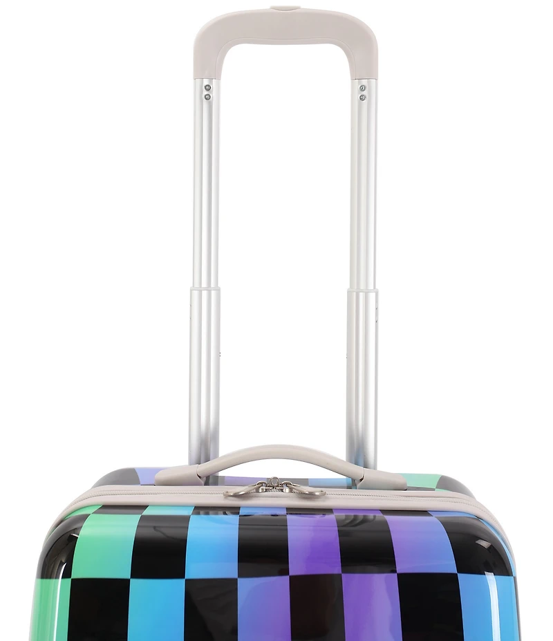 Triforce Kids 18#double; Hardside Checker Print Carry-On Luggage
