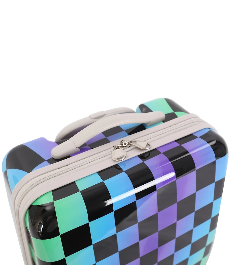 Triforce Kids 18#double; Hardside Checker Print Carry-On Luggage