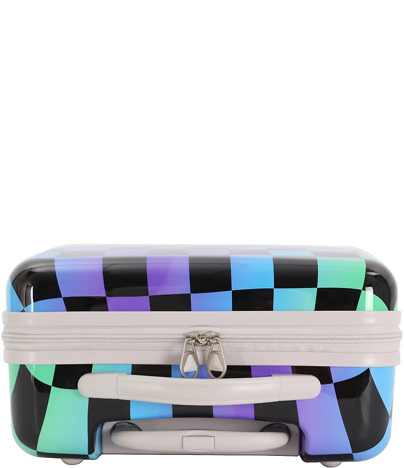 Triforce Kids 18#double; Hardside Checker Print Carry-On Luggage