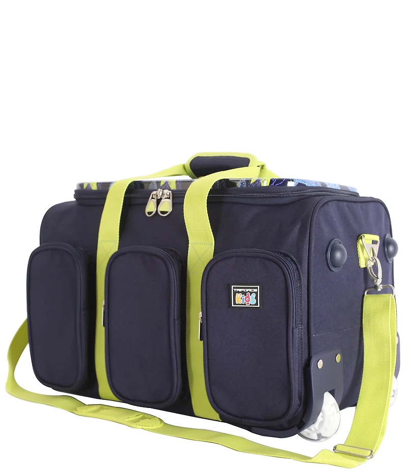 Triforce Kids 18#double; Shark Print Carry-On Duffle Bag