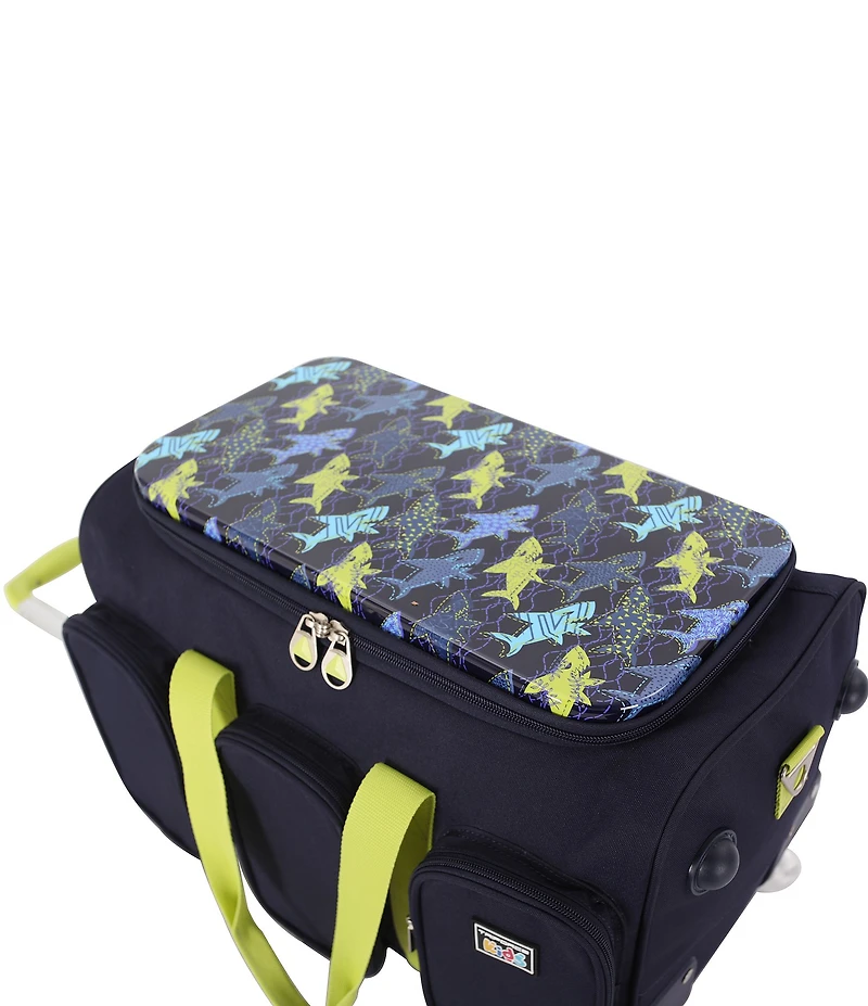 Triforce Kids 18#double; Shark Print Carry-On Duffle Bag