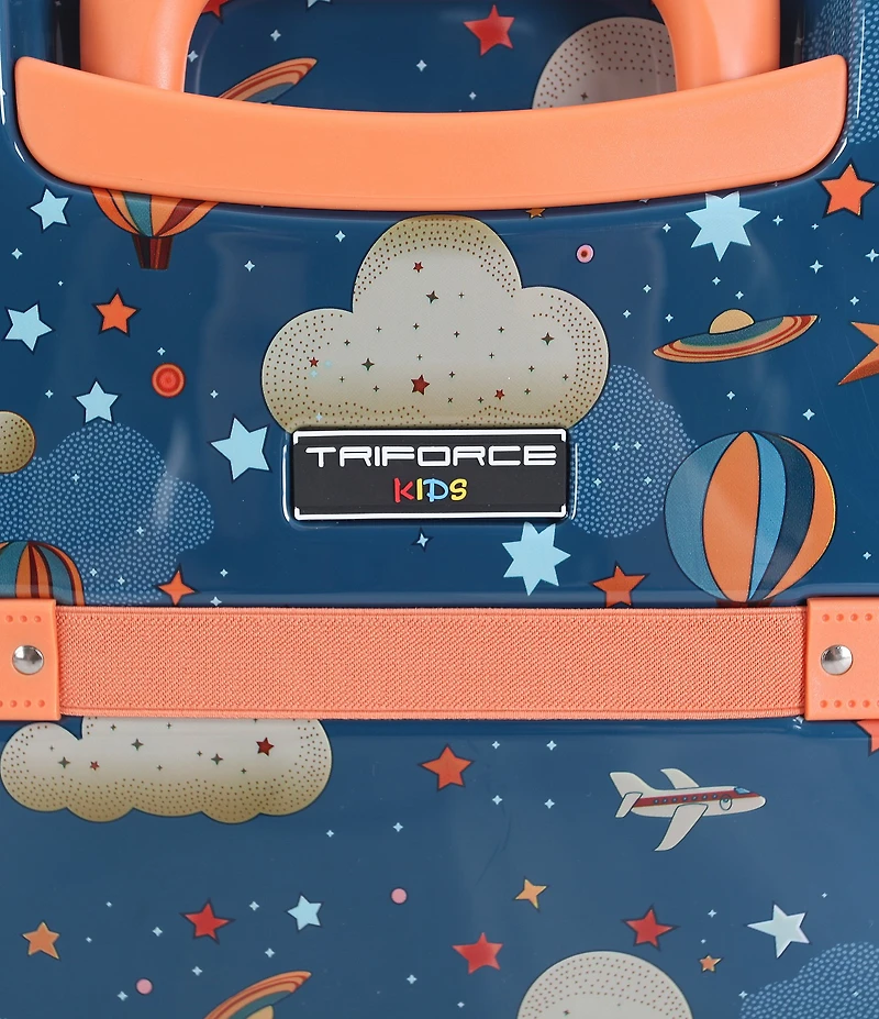 Triforce Kids Hardside 18#double; Air 3 Print Carry-On Luggage
