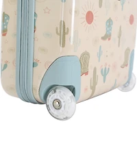 Triforce Kids Hardside 18#double; Cowboy Print Carry-On Luggage